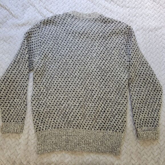 Vintage Kreeger & Sons Wool Birdseye‎ Cardigan Grandpa Metal Buttons Womens M - Picture 2 of 16